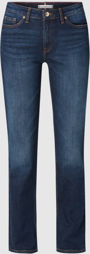 Tommy Hilfiger Straight fit jeans met labelpatch