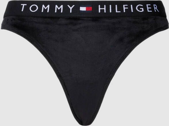 Tommy Hilfiger String met labeldetail model 'VELOUR'
