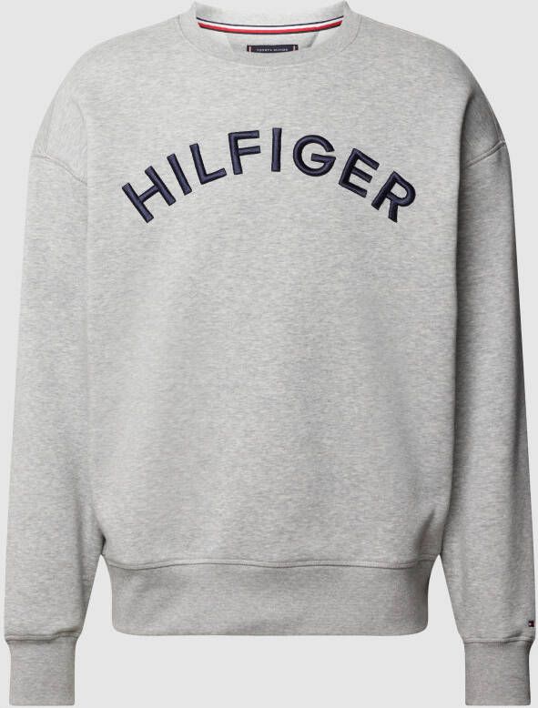 Tommy Hilfiger Sweatshirt HILFIGER ARCHED CREWNECK met ribboorden
