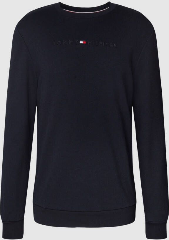 Tommy Hilfiger Sweatshirt met labelstitching model 'TRACK'