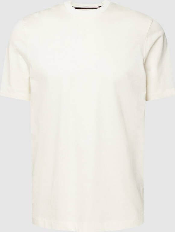 Tommy Hilfiger T-shirt met geribde ronde hals