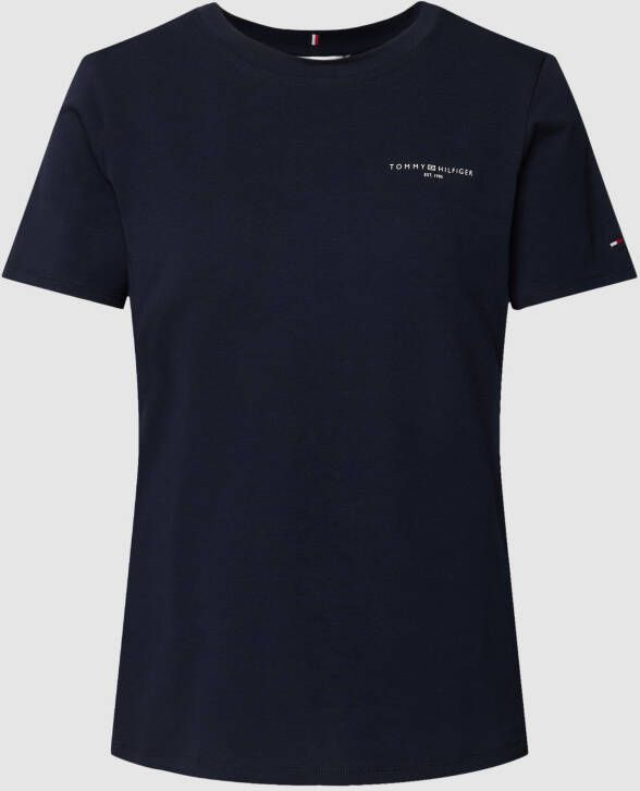 Tommy Hilfiger T-shirt met labelprint model '1985'
