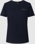 Tommy Hilfiger Shirt met ronde hals 1985 REG MINI CORP LOGO C-NK SS met logo en borduursel - Thumbnail 1