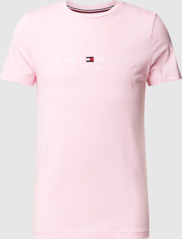 Tommy Hilfiger T-shirt Tommy Logo Tee van duurzaam katoen