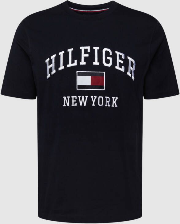 Tommy Hilfiger T-shirt met labelstitching model 'MODERN VARSITY TEE'