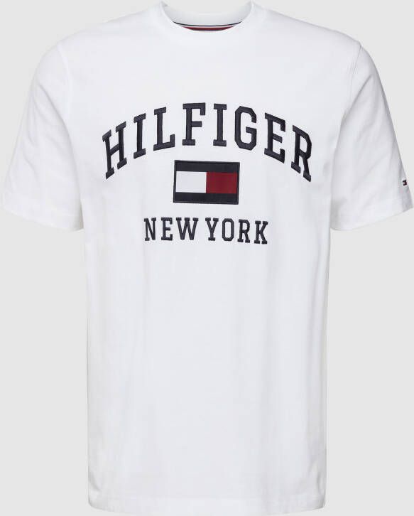 Tommy Hilfiger T-shirt met labelstitching model 'MODERN VARSITY TEE'