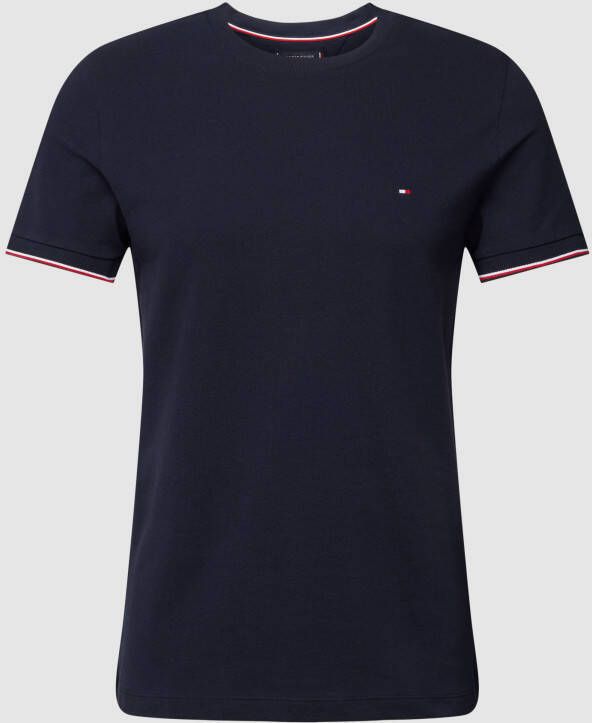 Tommy Hilfiger T-shirt met ronde hals model 'TIPPING'