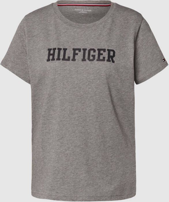 Tommy Hilfiger T-shirt van biologisch katoen met labelprint
