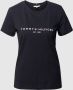 Tommy Hilfiger Shirt met ronde hals HERITAGE HILFIGER C-NK REG TEE met geborduurd lineair logo-opschrift - Thumbnail 2