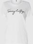 Tommy Hilfiger T-shirt van katoen met logoprint - Thumbnail 2