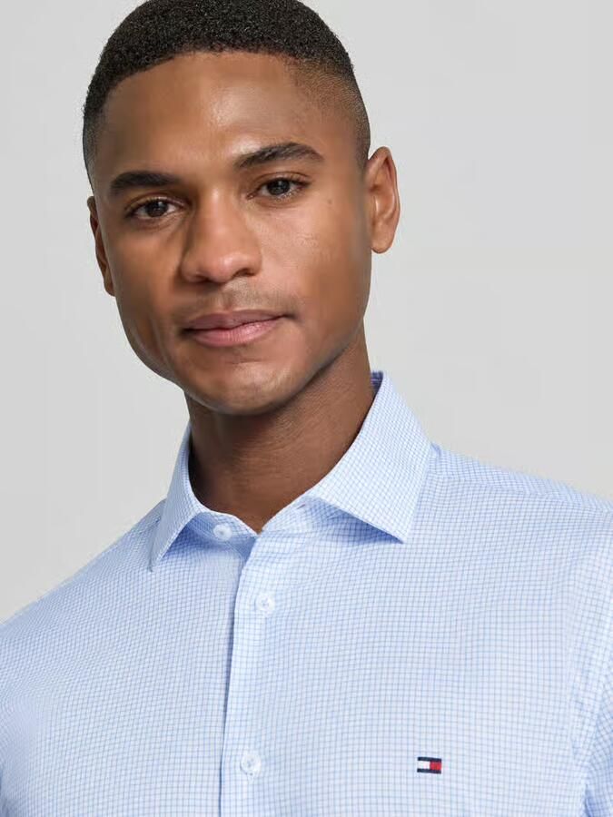 Tommy Hilfiger Tailored Slim fit vrijetijdsoverhemd van katoenmix