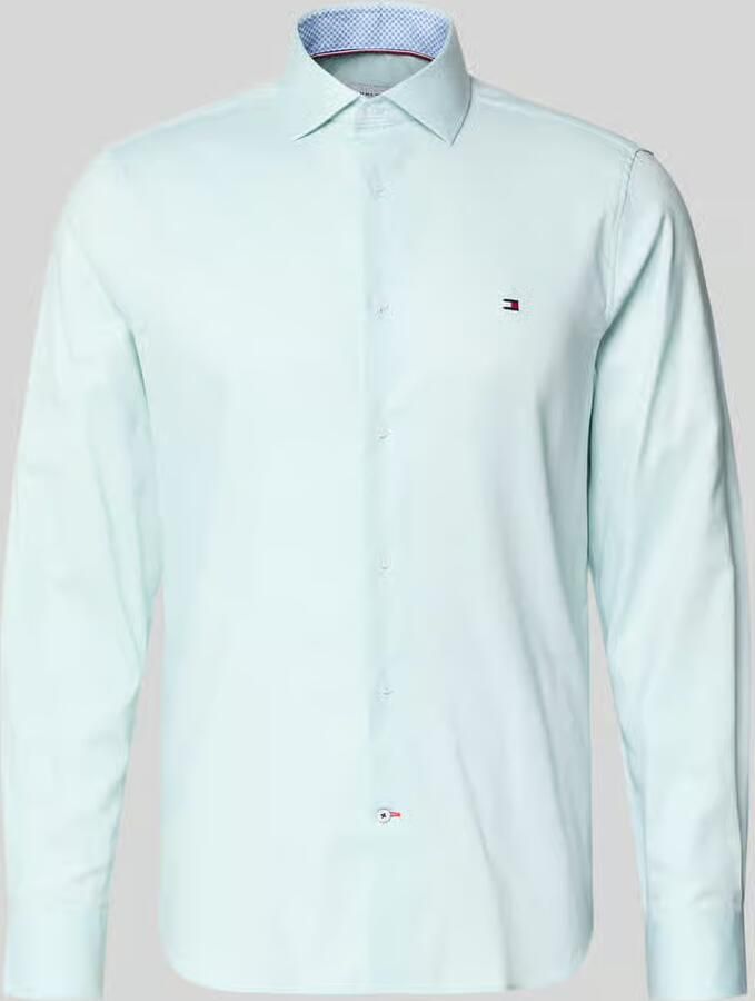 Tommy Hilfiger Tailored Slim fit vrijetijdsoverhemd van katoenmix - Foto 2