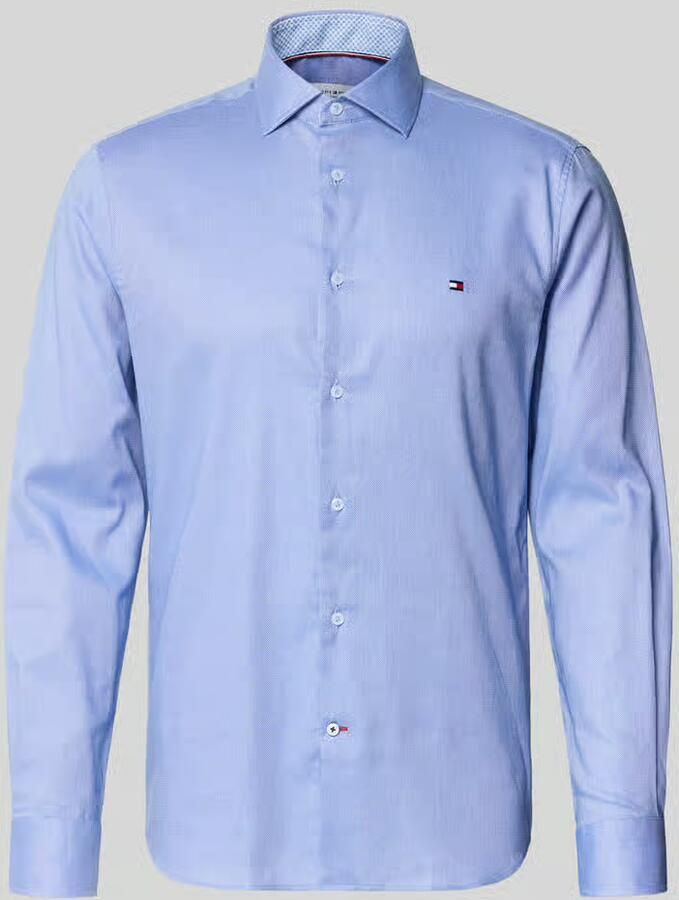 Tommy Hilfiger Tailored Slim fit vrijetijdsoverhemd van katoenmix - Foto 2