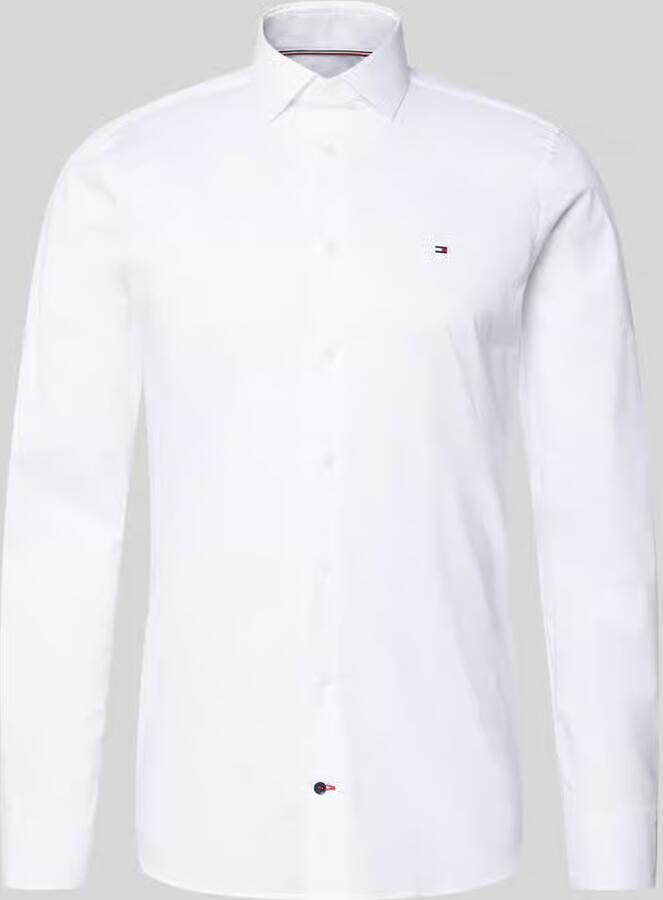 Tommy Hilfiger Tailored Slim fit zakelijk overhemd van katoenmix - Foto 2