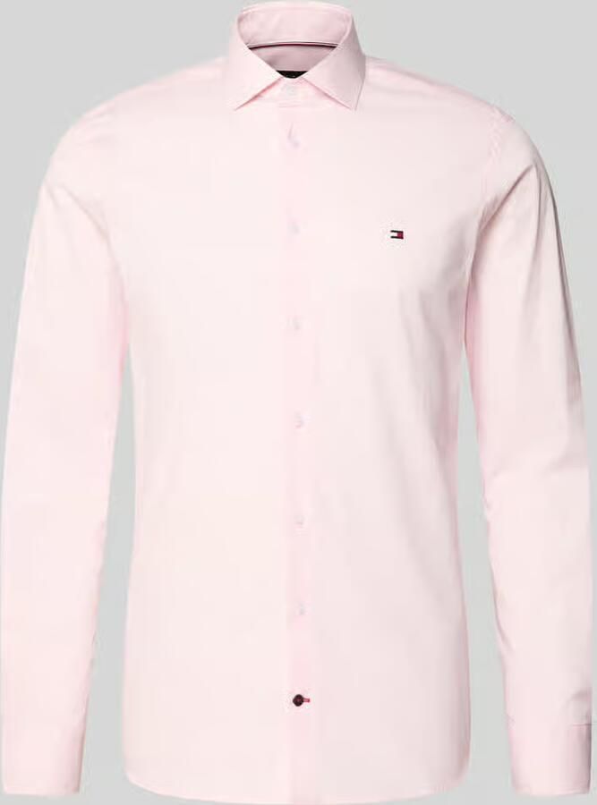 Tommy Hilfiger Tailored Slim fit zakelijk overhemd van katoenmix - Foto 2