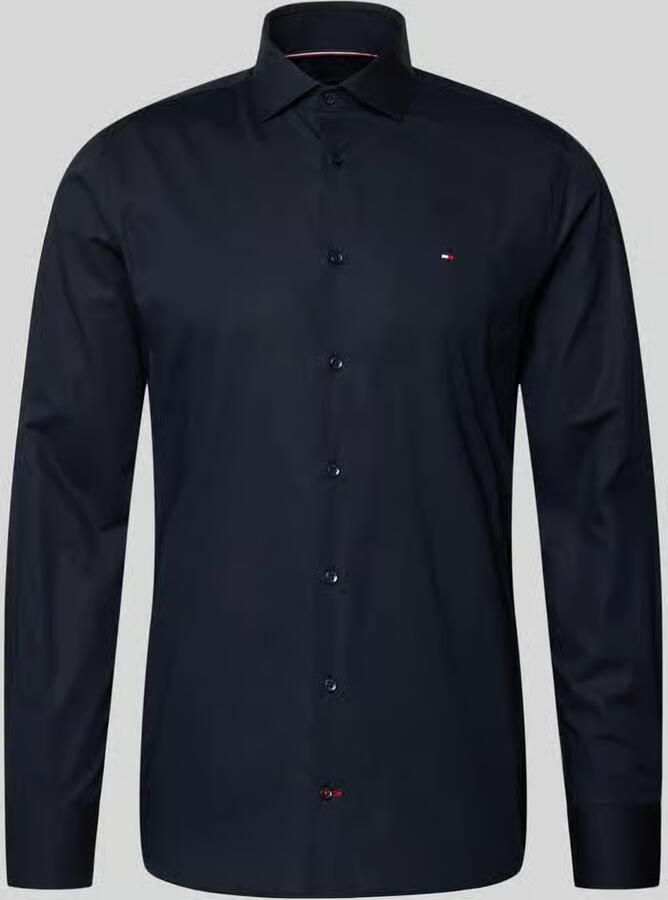 Tommy Hilfiger Tailored Slim fit zakelijk overhemd met kentkraag
