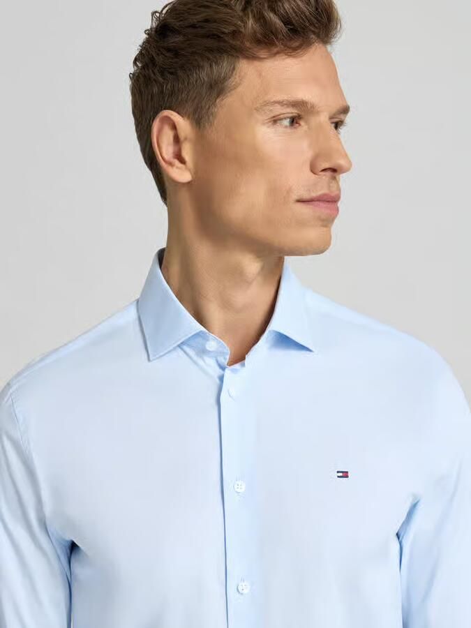Tommy Hilfiger Tailored Slim fit zakelijk overhemd met kentkraag - Foto 2