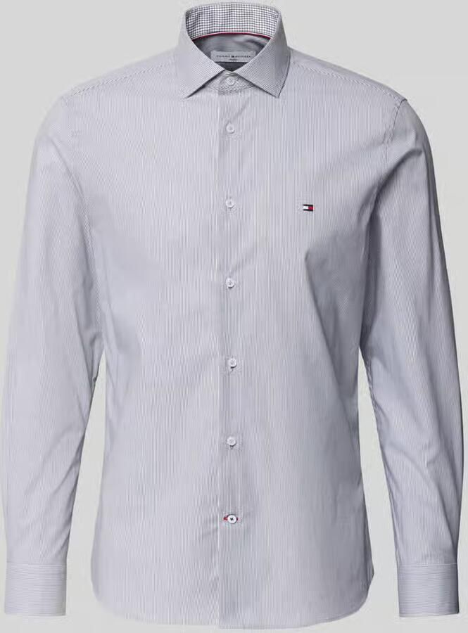 Tommy Hilfiger Tailored Slim fit zakelijk overhemd van katoenmix - Foto 2