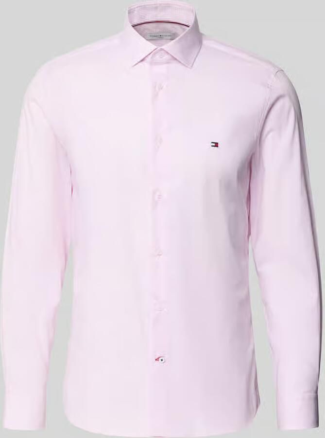 Tommy Hilfiger Tailored Slim fit zakelijk overhemd van katoenmix - Foto 2