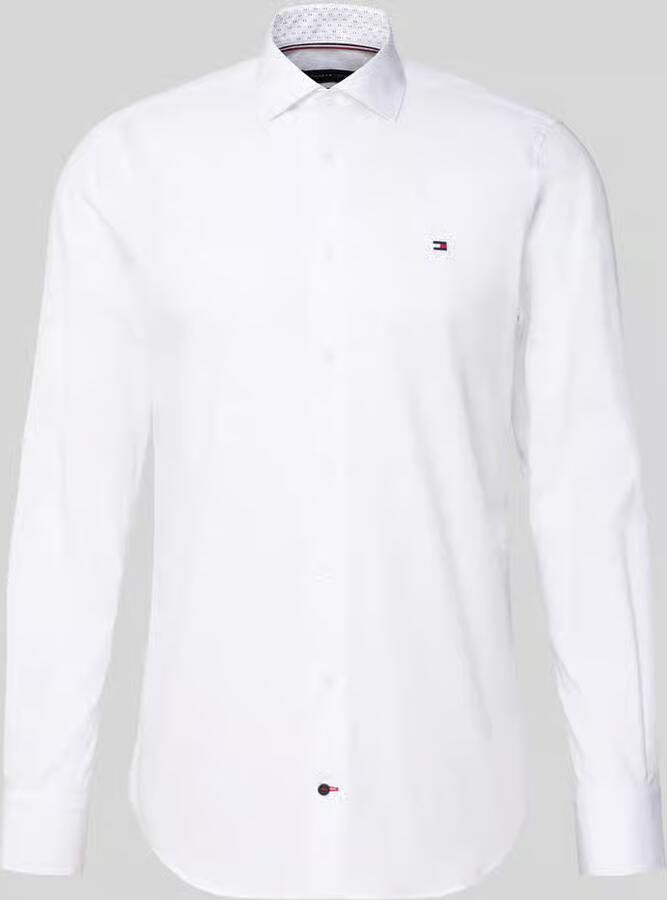 Tommy Hilfiger Tailored Slim fit zakelijk overhemd van puur katoen - Foto 2