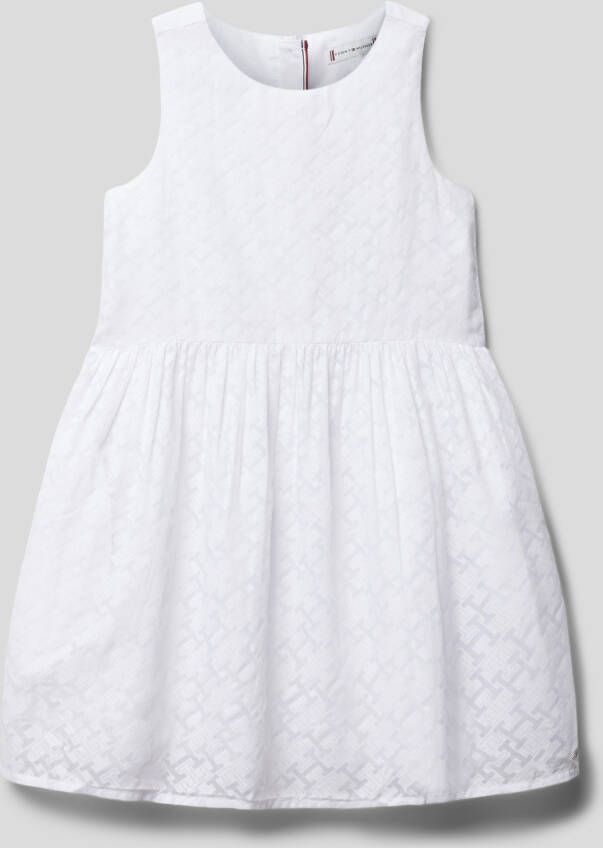 Tommy Hilfiger Teens Mini-jurk met structuurmotief