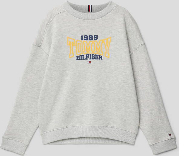 Tommy Hilfiger Teens Sweatshirt met labeldetails model 'VARSITY'
