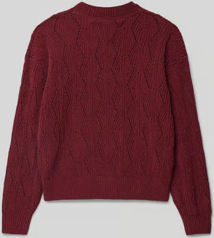 Tommy Hilfiger Teens Gebreide pullover met ronde hals model 'CHENILLE'