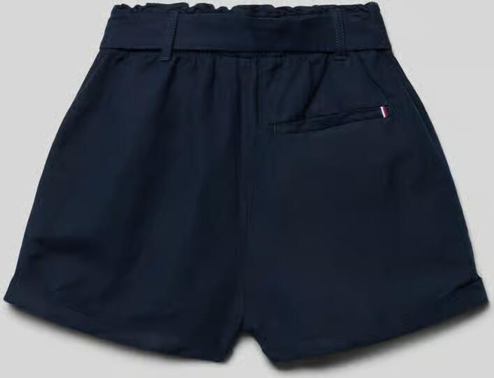 Tommy Hilfiger Teens Korte broek met elastische band en labelstitching
