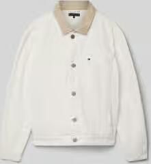 Tommy Hilfiger Teens Oversized jeansjack van puur katoen - Foto 4