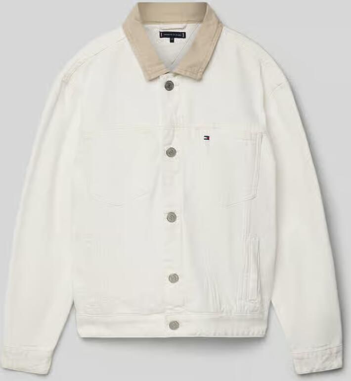 Tommy Hilfiger Teens Oversized jeansjack van puur katoen - Foto 5