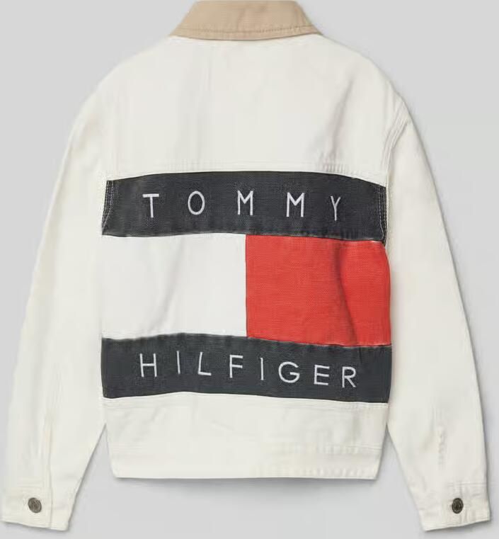 Tommy Hilfiger Teens Oversized jeansjack van puur katoen - Foto 5