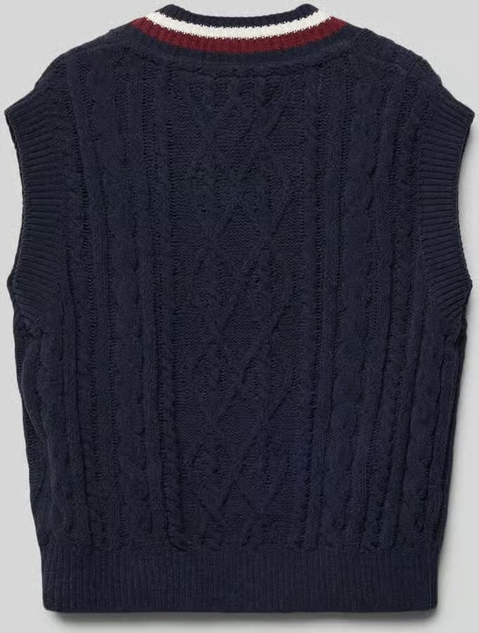 Tommy Hilfiger Teens Pullover met V-hals model 'GLOBAL'