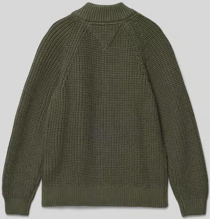 Tommy Hilfiger Teens Regular fit gebreid jack van katoenmix