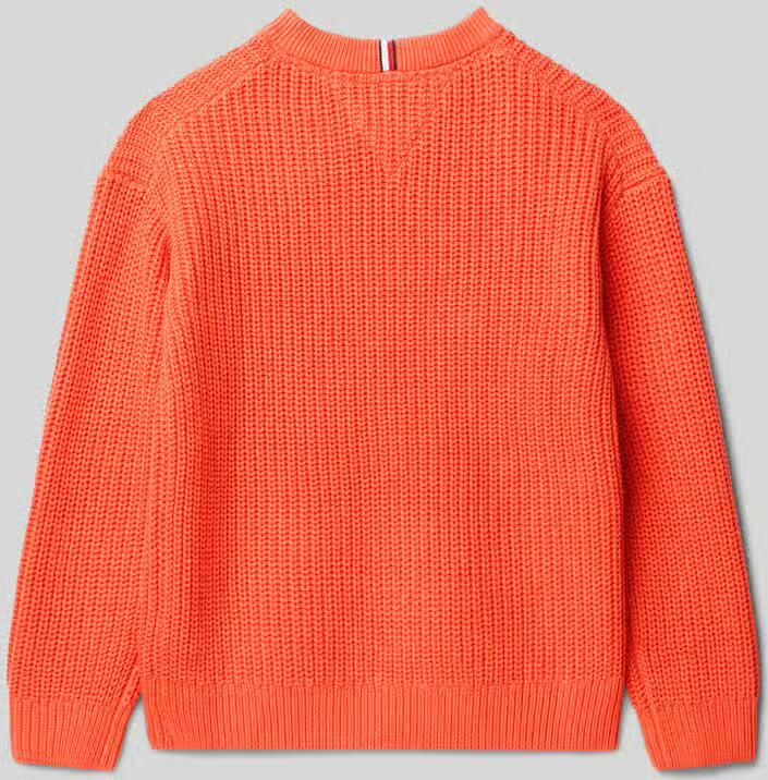 Tommy Hilfiger Teens Regular fit gebreide pullover van katoenmix