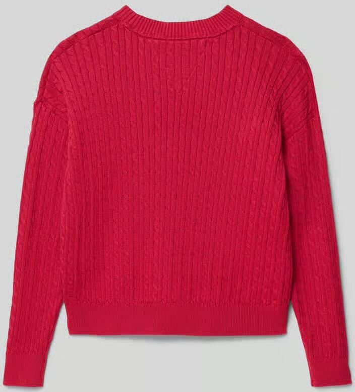 Tommy Hilfiger Teens Regular fit gebreide pullover van zuiver katoen - Foto 6