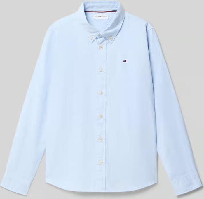 Tommy Hilfiger Teens regular fit hemd van katoenmix - Foto 2