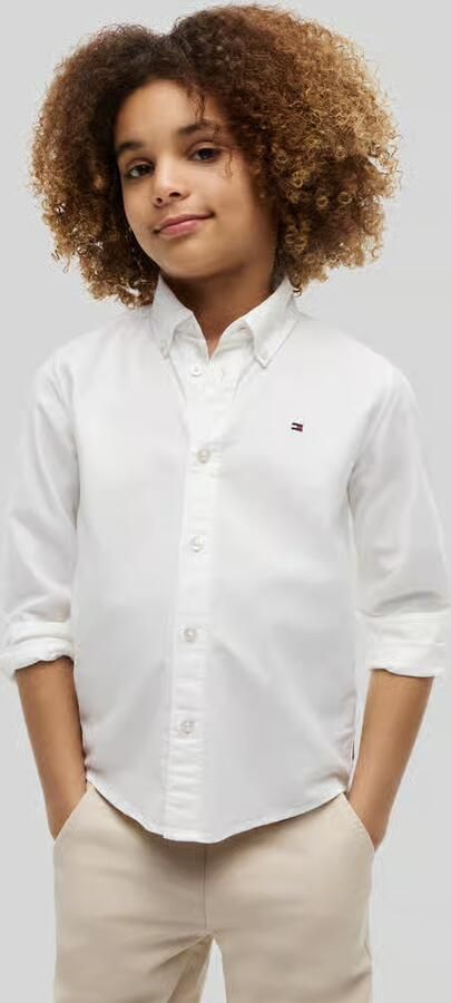 Tommy Hilfiger Teens regular fit hemd van katoenmix - Foto 4