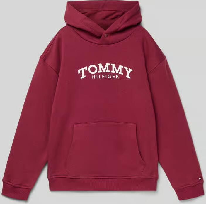 Tommy Hilfiger Teens Regular fit hoodie van katoenmix