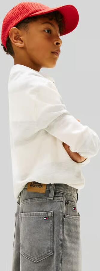 Tommy Hilfiger Teens regular fit korte jeans met 5-pocketmodel - Foto 4