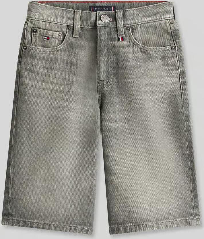 Tommy Hilfiger Teens regular fit korte jeans met 5-pocketmodel