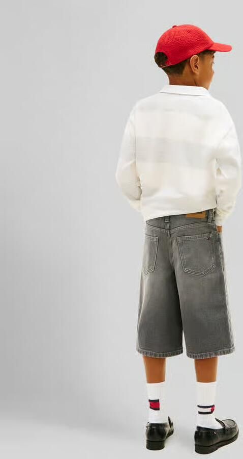 Tommy Hilfiger Teens regular fit korte jeans met 5-pocketmodel - Foto 4
