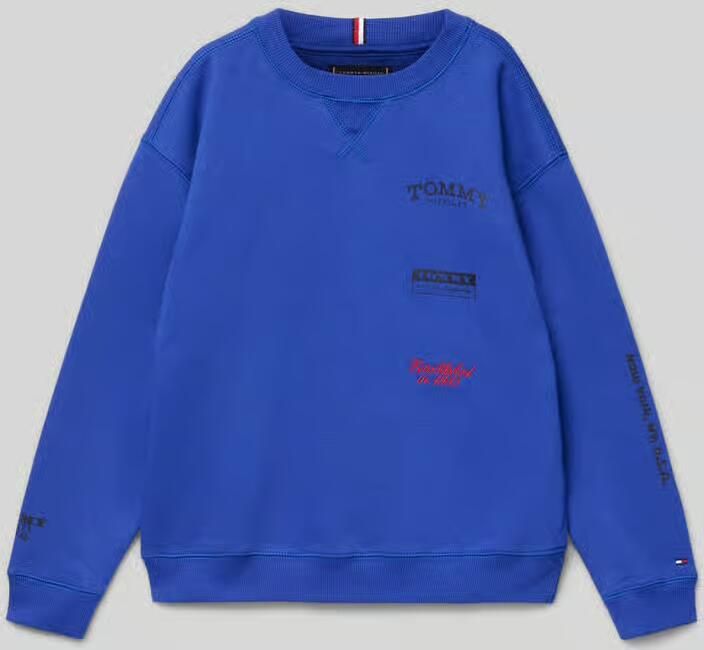 Tommy Hilfiger Teens Regular fit sweatshirt van katoenmix