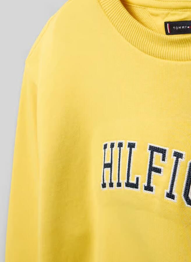 Tommy Hilfiger Teens regular fit sweatshirt van katoenmix