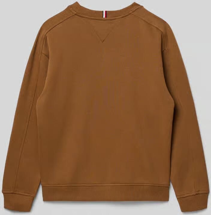 TOMMY HILFIGER Truien & Vesten Varsity Raised Print Sweatshirt Bruin