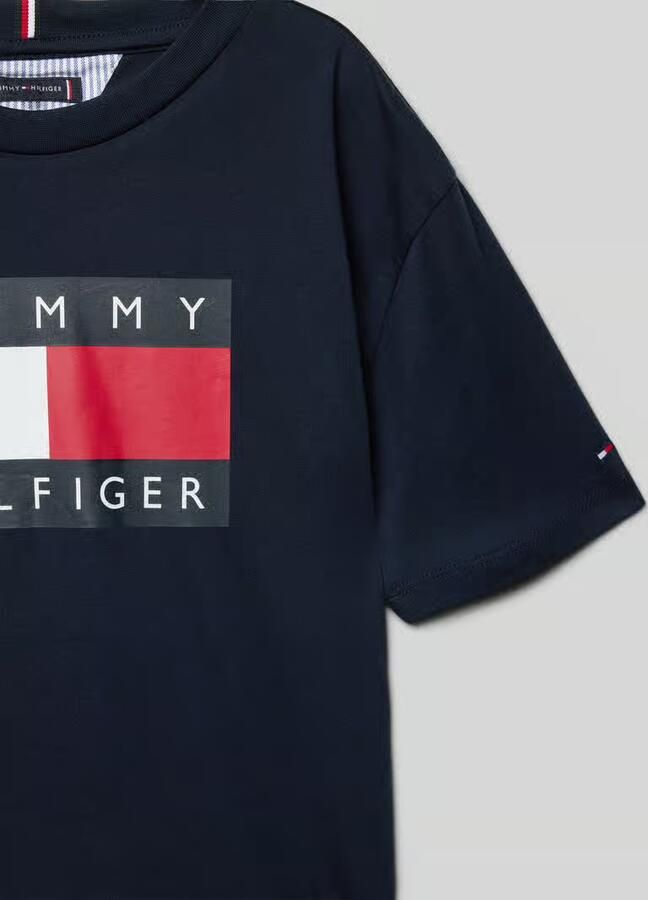 Tommy Hilfiger T-shirt Korte Mouw HERITAGE PRINTED FLAG T-SHIRT - Foto 4