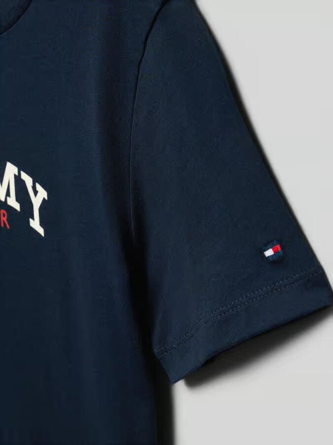 TOMMY HILFIGER Polo's & T-shirts Monogram Graphic T-shirt Donkerblauw - Foto 7