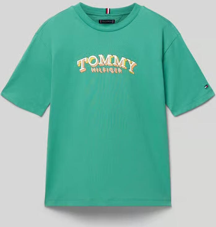 Tommy Hilfiger Teens regular fit T-shirt van puur katoen - Foto 2