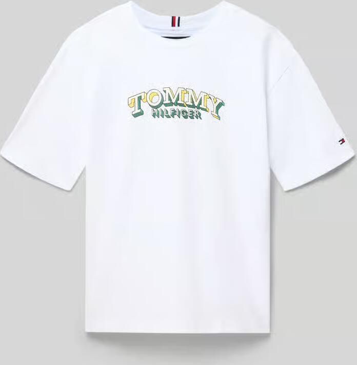 Tommy Hilfiger Teens regular fit T-shirt van puur katoen - Foto 2