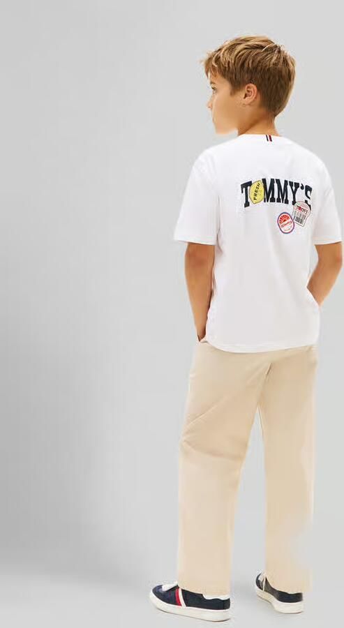Tommy Hilfiger Teens regular fit T-shirt van puur katoen - Foto 3