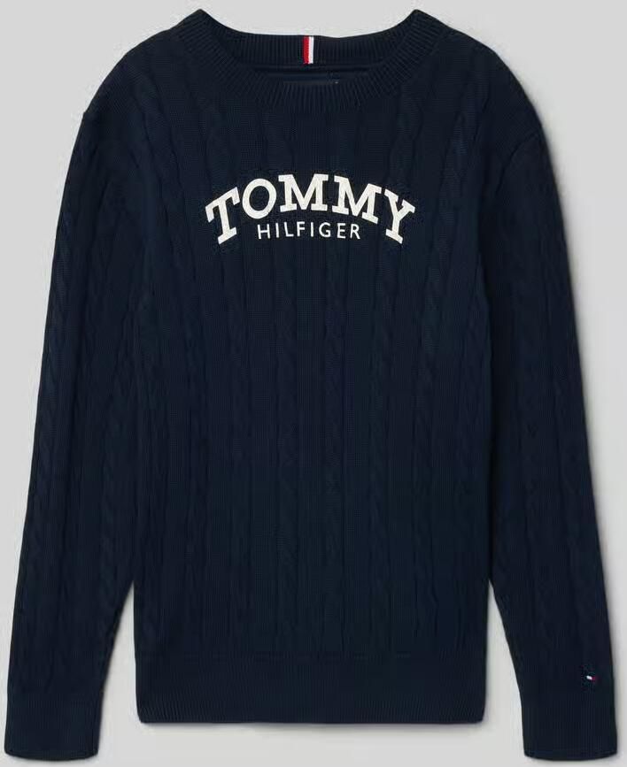 Tommy Hilfiger Teens Regular Fit trui van puur katoen